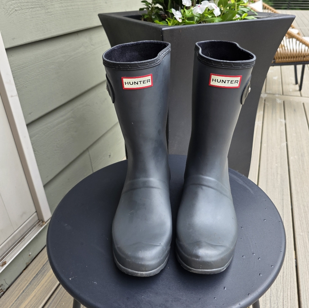 Hunter Black Rain Boots